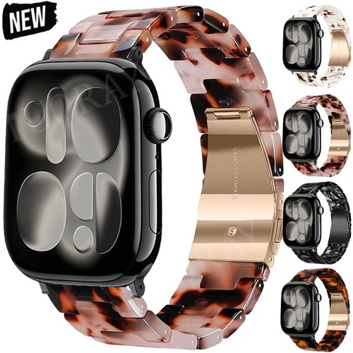 Resin watch strap for apple - resin,