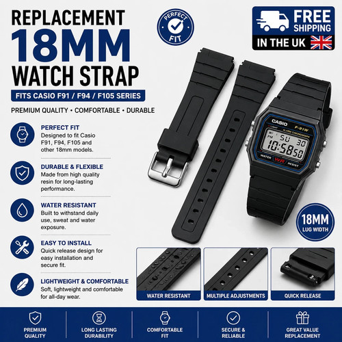 Replacement strap for casio - replacement,