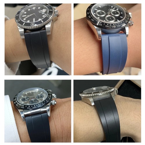 20mm silicone rubber watch - 20mm,