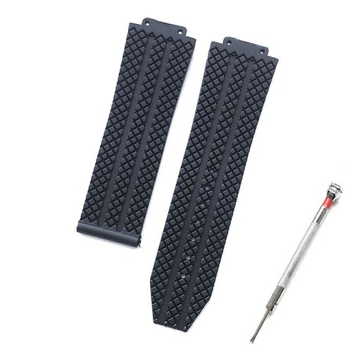 New resin watch strap - ,, black