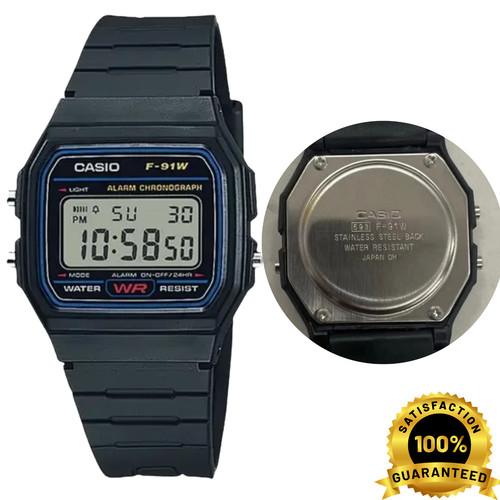 Orignal casio 91w 1yer - orignal,