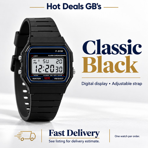 91w digital watch - f-91w,