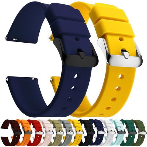 Silicone watch strap - 16, 18