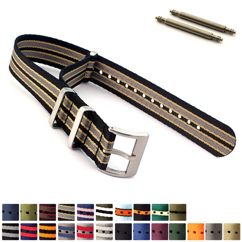 Seatbelt nylon nato watch - seatbelt,